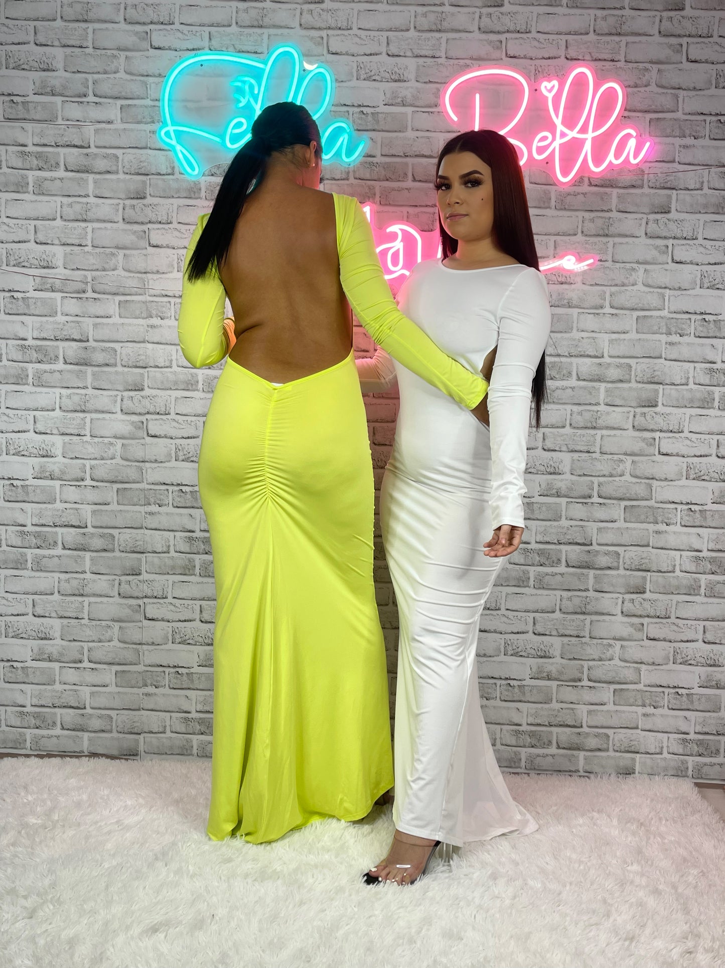 Goddess Low Back Dress