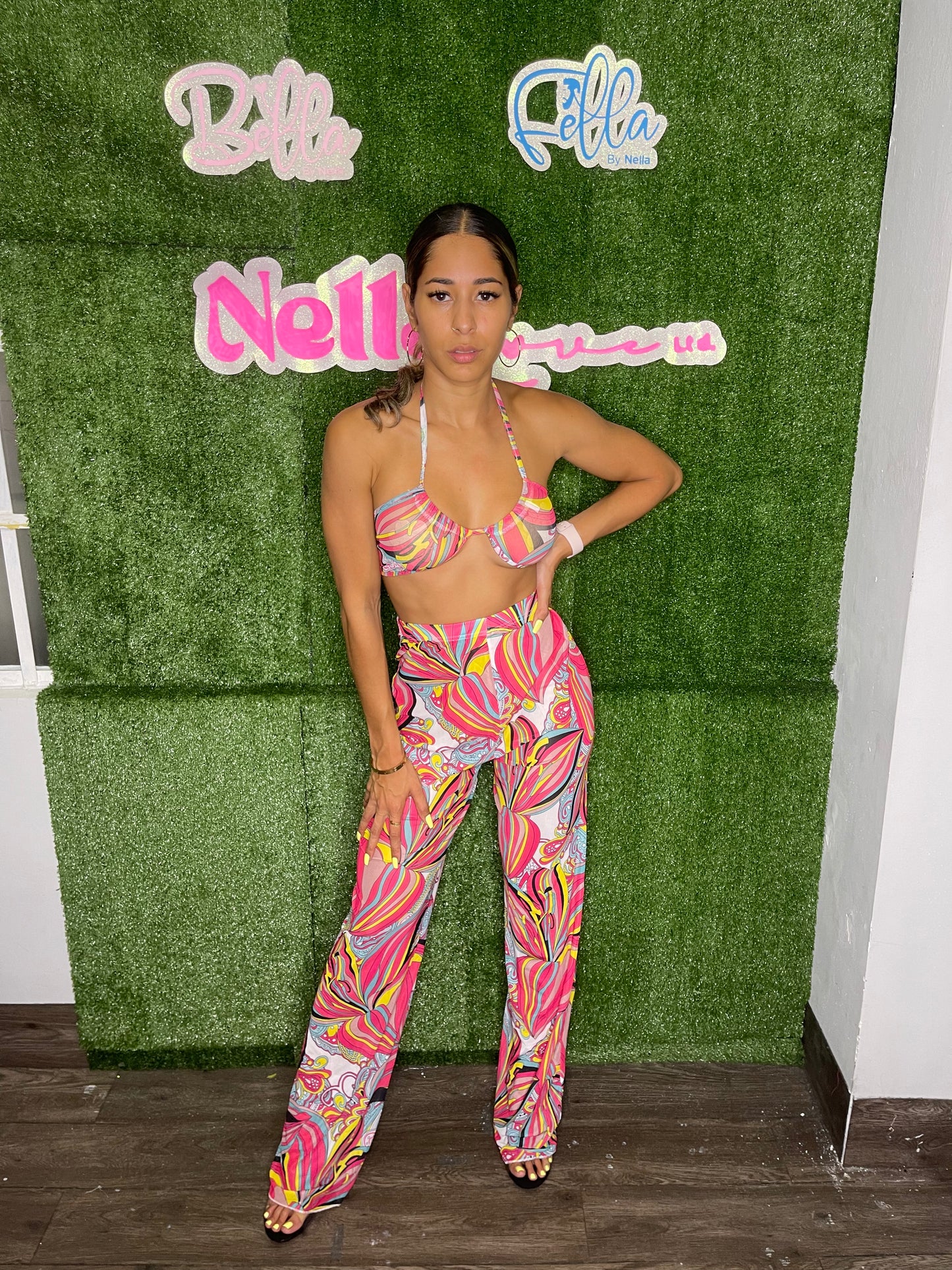 Match & Mesh Abstract Three Piece Set