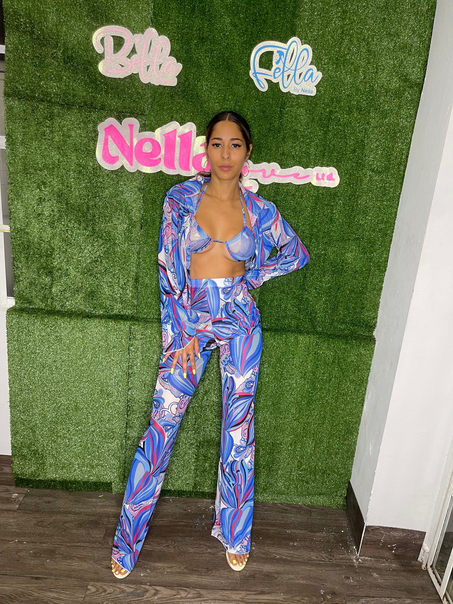 Match & Mesh Abstract Three Piece Set