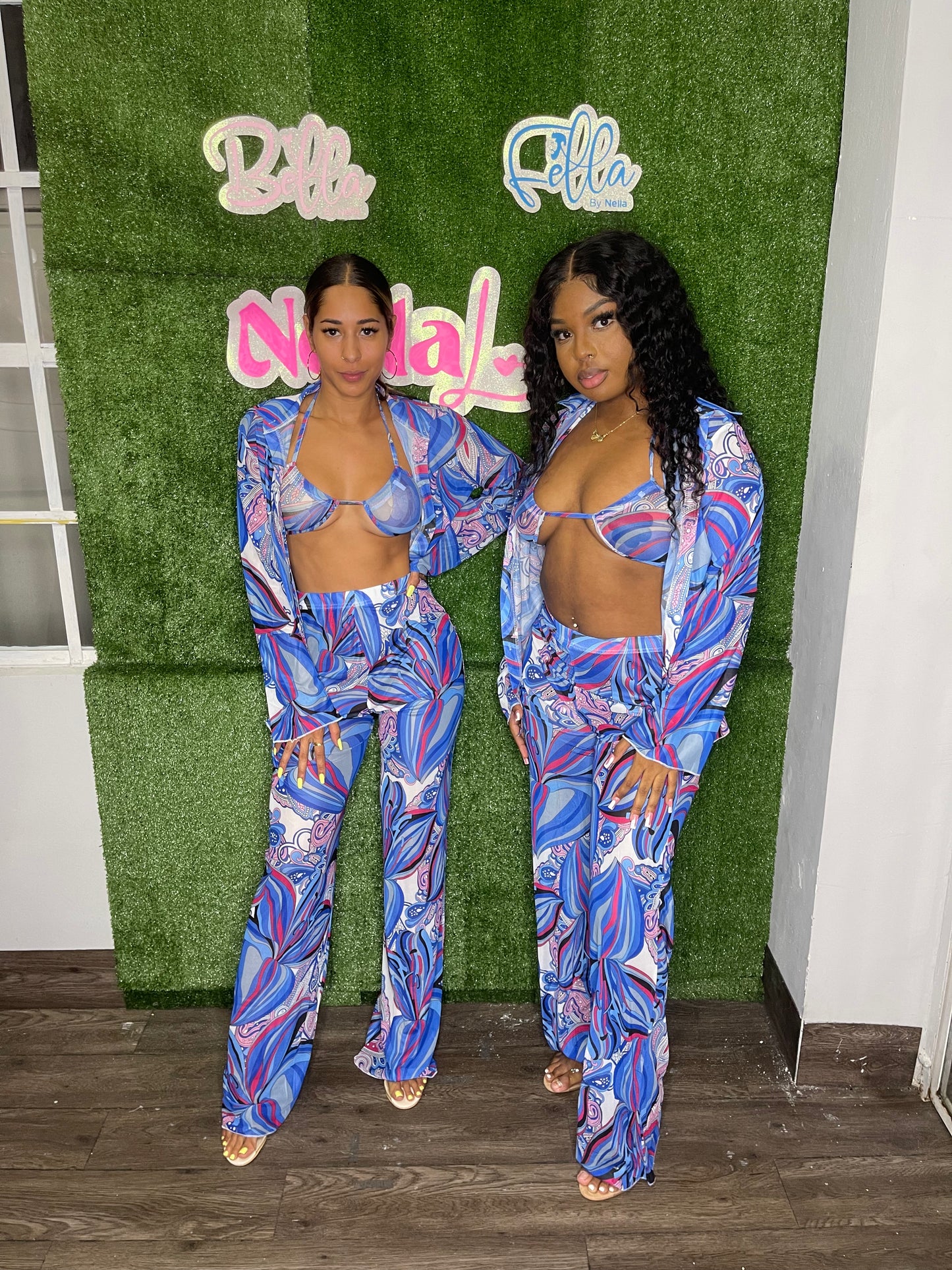 Match & Mesh Abstract Three Piece Set